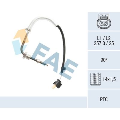 Egzoz Sıcaklık Sensörü  Mercedes GLA -Serisi (BM 156)(03.2014->)  BOEM A0081533628