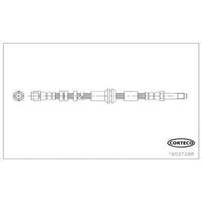 Fren Hortumu Arka Sağ veya Sol Audi RS 7 Sportback (4GA)(07.2013->)  BSG 11-730-010