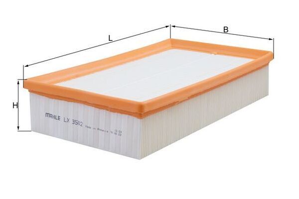 Hava Filtresi  Volkswagen T-Cross (C11)(12.2018->2023)  MAHLE LX 3502