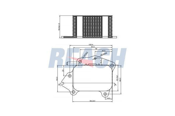 Motor Yağ Soğutucu  Citroen C3 (09.2009->)  FROW 286.1540.001