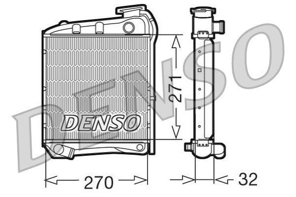 Su Radyatörü  DENSO DRM99007