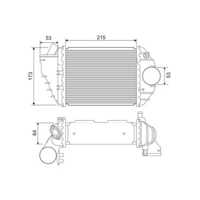 Turbo Radyatörü  Volkswagen Passat Variant (3B5)(04.1997->2000)  VALEO 818827