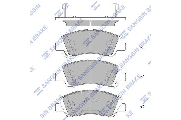 Fren Disk Balata Ön SANGSIN SP1719