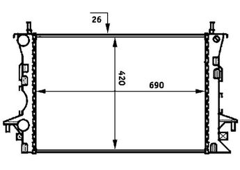 Su Radyatörü  MAHLE CR 459 000S  1337541 1377541 1433321 1493771 1493774 1773041 1778037 1778038 1805529 1897409 30748550 30792220 30792221 31261104 31261105 31293689 31368059 31368060 31368082 31368299 31368361 31368362 36000105 36000106 36002413 36002414 36002451 6G918005FB 6G91 8005 FB 6G918005FC 6G91 8005 FC 6G918005FD CV618005TA CV618005TB CV6Z8005T LR000583 LR002641 LR006714 LR006715 LR039530 LR039623 ME6G918005FD 7711134656 8200008764