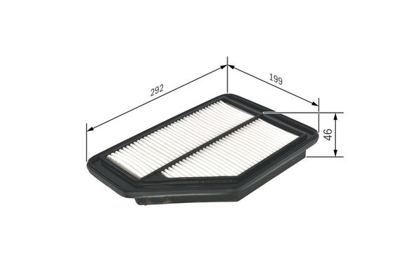 Hava Filtresi  Honda FR-V (BE)(11.2004->)  BOSCH F 026 400 159