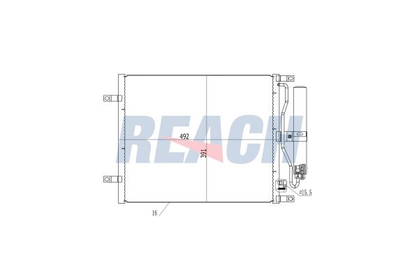 Klima Radyatörü  Nissan Note (E11E)(01.2006->)  DELPHI CF20245