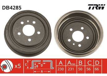 Kampana Arka Sağ veya Sol SWAG 40 91 7309  568060 90538928 93189220 5 68 060