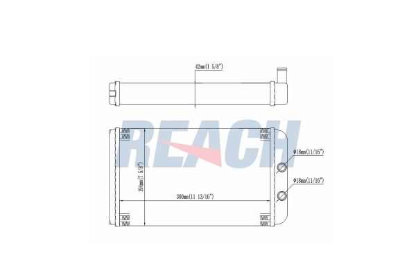 Kalorifer Radyatörü  MOTORTEC PEG0508