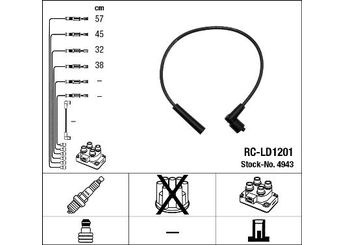 Buji Kablosu  NGK 4943  2108370708