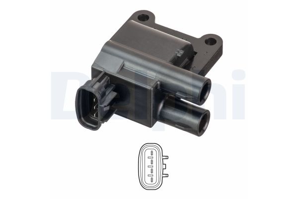 Ateşleme Bobini  Toyota Corolla (E11)(1997->)  DELPHI GN10981-12B1