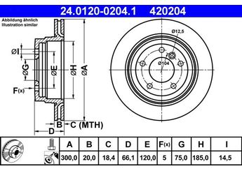 Fren Disk Ayna Arka Sağ ve Sol ATE 24 0120-0204 1  34216764653 34 21 6 764 653 34216855008 34 21 6 855 008 34216864901 34 21 6 864 901