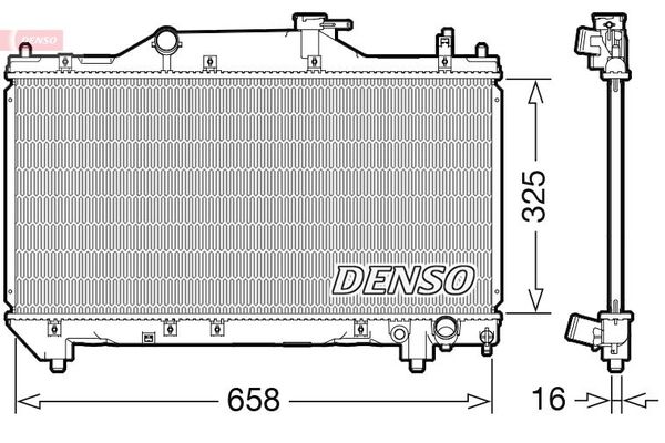 Su Radyatörü  DENSO DRM50131