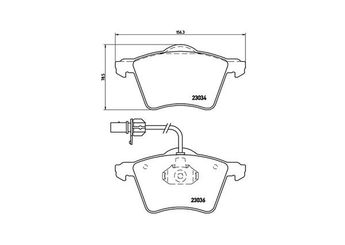 Fren Disk Balata Ön MAGNETI MARELLI 363700485052  7D0698151 7D0698151A
