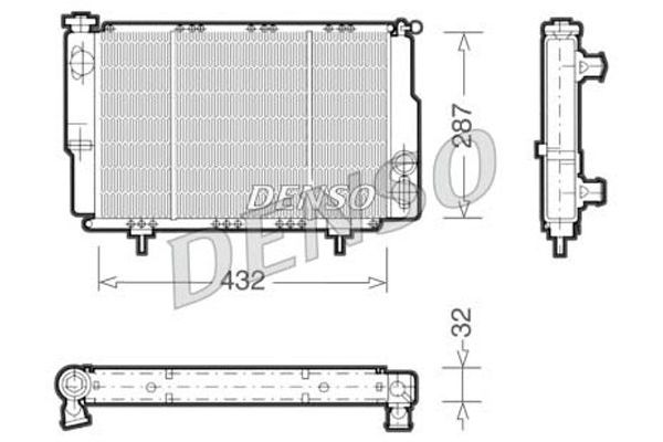 Su Radyatörü  DENSO DRM23060