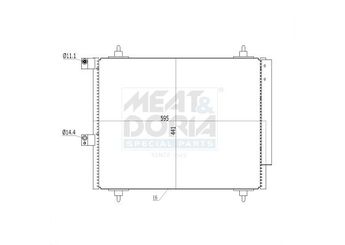 Klima Radyatörü  PSA ORJINAL 6455AP  6455AP 1489398080 00006455AP