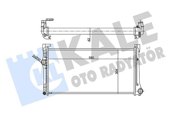 Su Radyatörü  KALE 356905