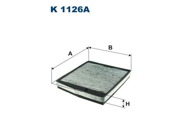 Polen Filtresi  Volvo V70 S.Wagon [Combi] (01.2000->)  FILTRON K 1126A
