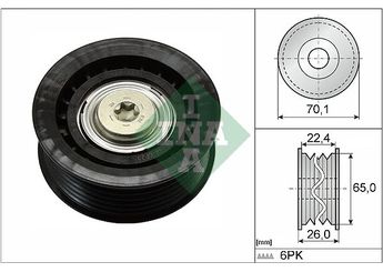 Vantilatör Kayış Gergi Rulmanı  INA 532 0471 10  XS7E19A216BD 1773011 C2S27005 C2S48896 1117009 1128896 XS7E19A216BB XS 7E 19A21 6BB XS7E19A216BC XS 7E 19A21 6BC XS7E-19A216-BD C2 S27 005 C2 S48 896