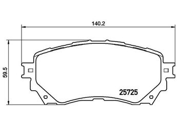 Fren Disk Balata Ön MAGNETI MARELLI 363700449048  G4YA3328Z G4YA3328ZA G4YA3328ZB GBYT3328Z GFY03328Z GHY13328Z GHY13328Z9C GHY13328ZB GHY93328Z GHY93328ZA GHY93328ZB GHY93328ZC GMY53328Z GVYB3328Z