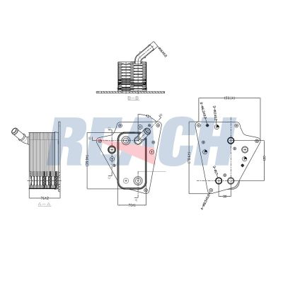 Motor Yağ Soğutucu  Opel Signum (07.2005->)  BSG 65-506-028