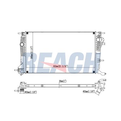 Su Radyatörü  Renault Megane III Coupe (11.2008->)  VEKA 16-1433B