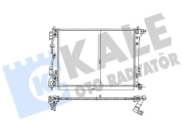 Su Radyatörü  Kia Sportage (QL)(2016->)  KALE 361980