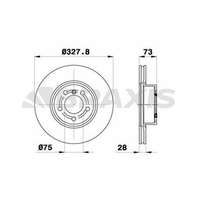 Fren Disk Ayna Ön Sağ ve Sol BRAXIS AD0403