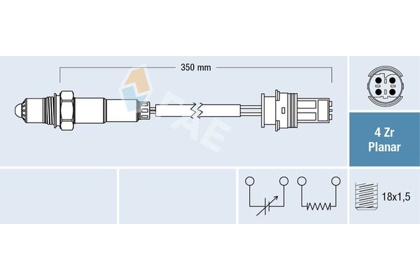 Oksijen (Lambda) Sensörü  FAE 77632