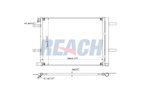 Klima Radyatörü  Peugeot 3008 (07.2016->)  VEKA 43-3320