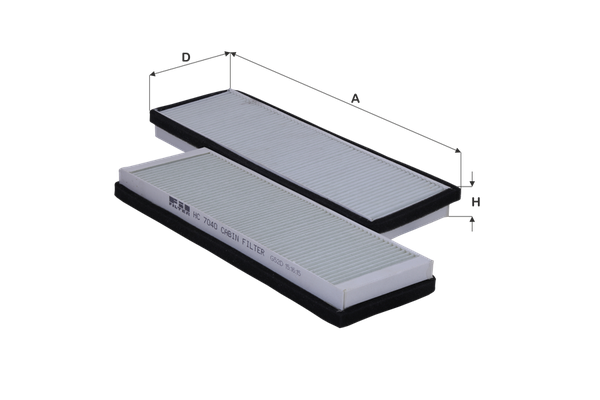 Polen Filtresi  FIL FILTRE HC 7040