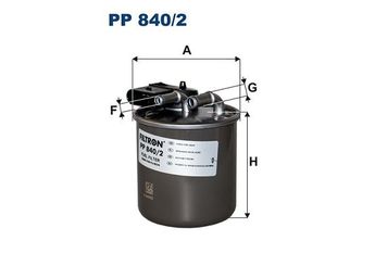 Yakıt Filtresi  FILTRON PP 840/2  A6510902052 6510902052 651 090 20 52 6510903252 651 090 32 52 A 651 090 20 52 A6510903252 A 651 090 32 52