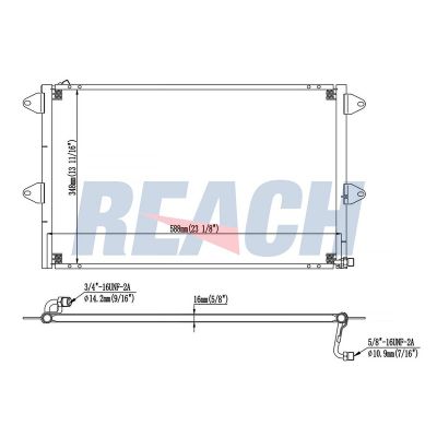 Klima Radyatörü  Seat Inca (6K9)(09.1995->)  MAHLE AC 171 001S