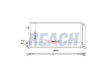 Klima Radyatörü  MGA 82104  55700408 50526515 50540718 51826520 13310104 1850158 1850168 1850277 51822958 71772980 93168140 95514601