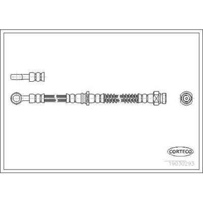 Fren Hortumu Ön Sağ veya Sol Volvo S40 Sedan (09.1995->)  SWAPP 40129