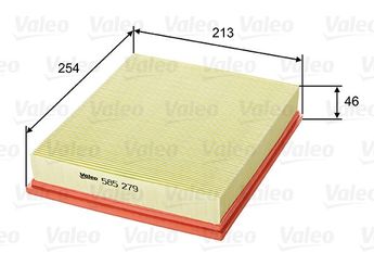 Hava Filtresi  VALEO 585279  834288 PC516 PC889 1579565 1579605 78TF9601BA 85TF9600AA 85TF9600EA E7RY9601A AG582 25062221 25062410