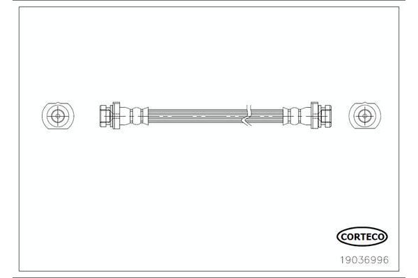 Fren Hortumu Arka Sağ veya Sol OSSCA 01503