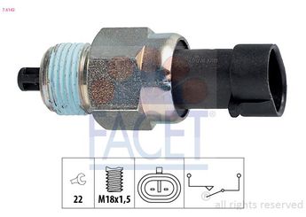 Geri Vites Müşürü  FACET 7.6142  55203408 46410524 55189236 60811781 7686344 46338037 55283582 6000100001 1541096 1 541 096 9S5115520AA 9S51-15520-AA 55 203 408 1239150 12 39 150