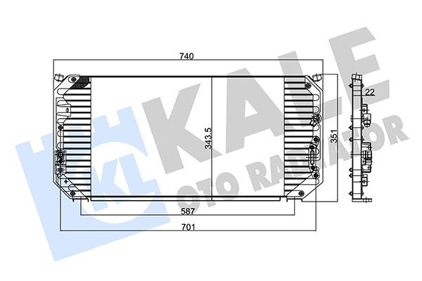 Klima Radyatörü  KALE 345820