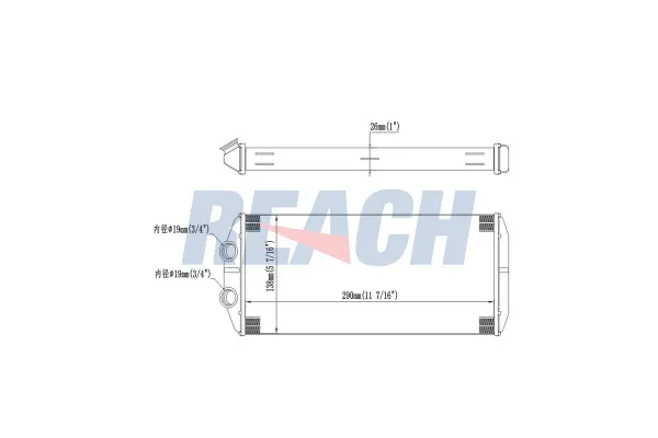 Kalorifer Radyatörü  MAHER 19074