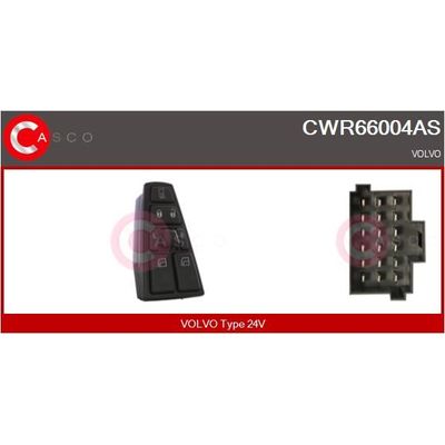 Cam Açma Düğmesi Ön Sol AEM 30 5106