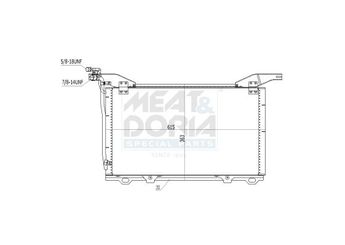 Klima Radyatörü  BEHR 8FC 351 037-171  A210830037 2108300370 A2108300370 210830037064 2108300770 A210830037064 A2108300770