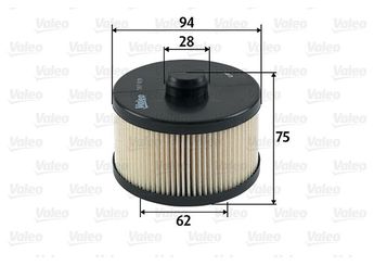 Yakıt Filtresi  VALEO 587929  A4614770015 5019741AA 05019741AA 5019 741AA 4614770015