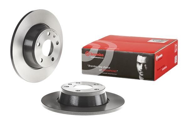 Fren Disk Ayna Arka Sağ ve Sol Audi TT Coupe/Roadster (8J3/8J9)(09.2006->)  BREMBO 08.9769.11