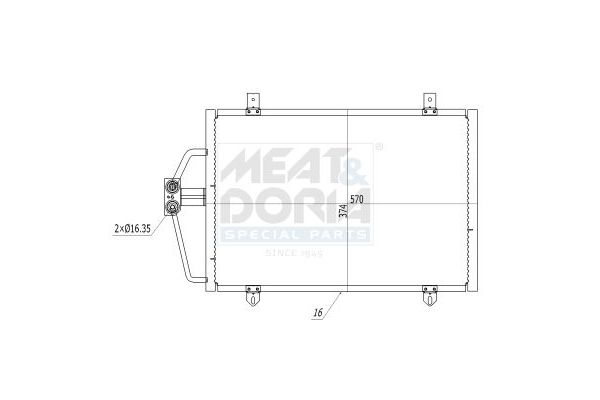 Klima Radyatörü  BRUCKE 7700418301