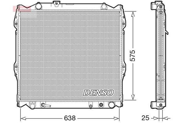 Su Radyatörü  DENSO DRM50138