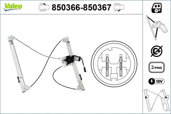Cam Krikosu Ön Sol VALEO 850366