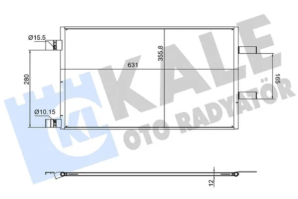 Klima Radyatörü  KALE 382680