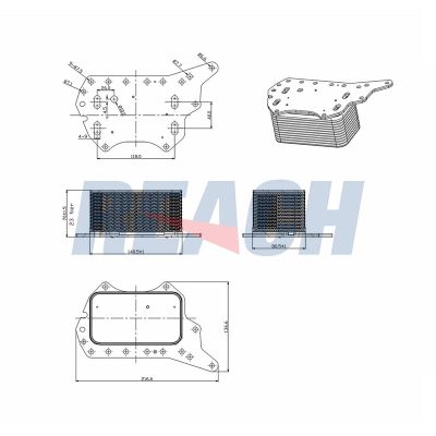 Motor Yağ Soğutucu  Mercedes Vito Tourer (447)(07.2014->)  OPEL ORJINAL 95517861