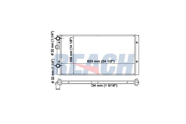 Su Radyatörü  VEKA 16-2155B
