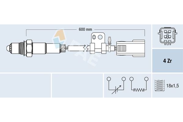 Oksijen (Lambda) Sensörü  FAE 77319
